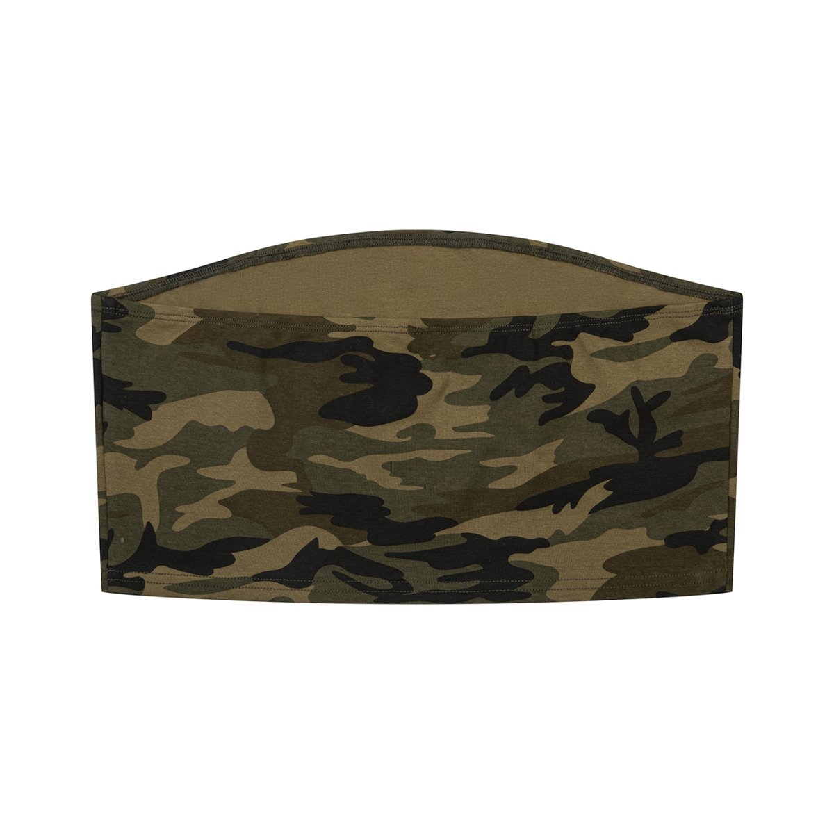 Camo Line — Cropped Tube Top