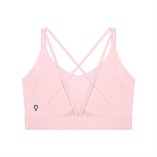 Women’s Lycra Cropped Sports Bra