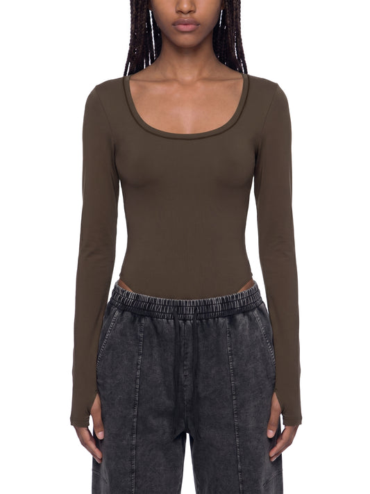 Mono Line — Long-Sleeve Yoga Bodysuit