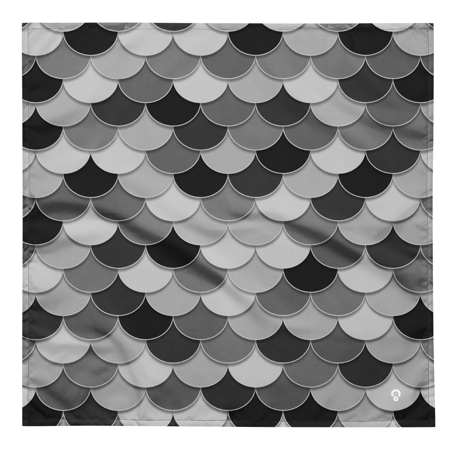 FISHSCALE BLACK #B1 BANDANA