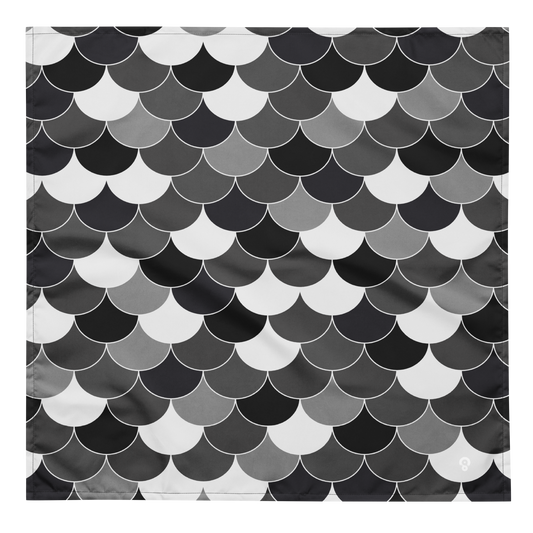 FISHSCALE BLACK #A5 BANDANA