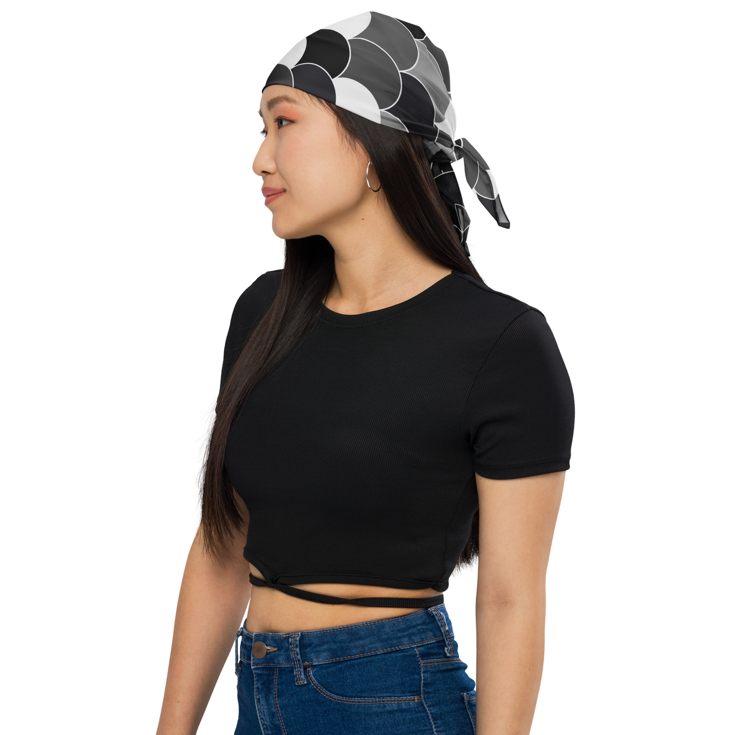 FISHSCALE BLACK #A5 BANDANA