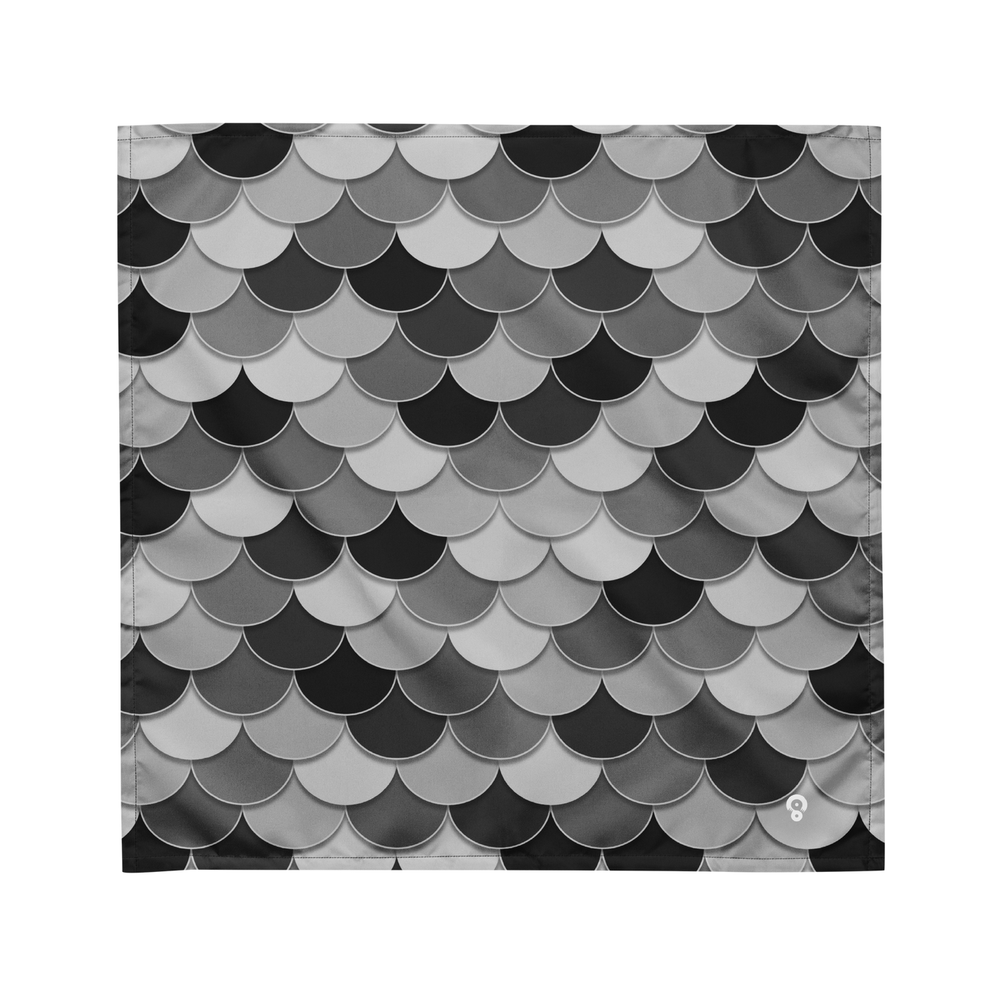 FISHSCALE BLACK #B1 BANDANA