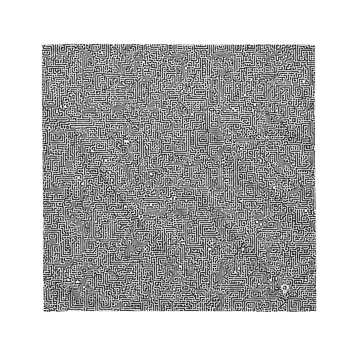 LABYRINTH BLACK #A1 BANDANA