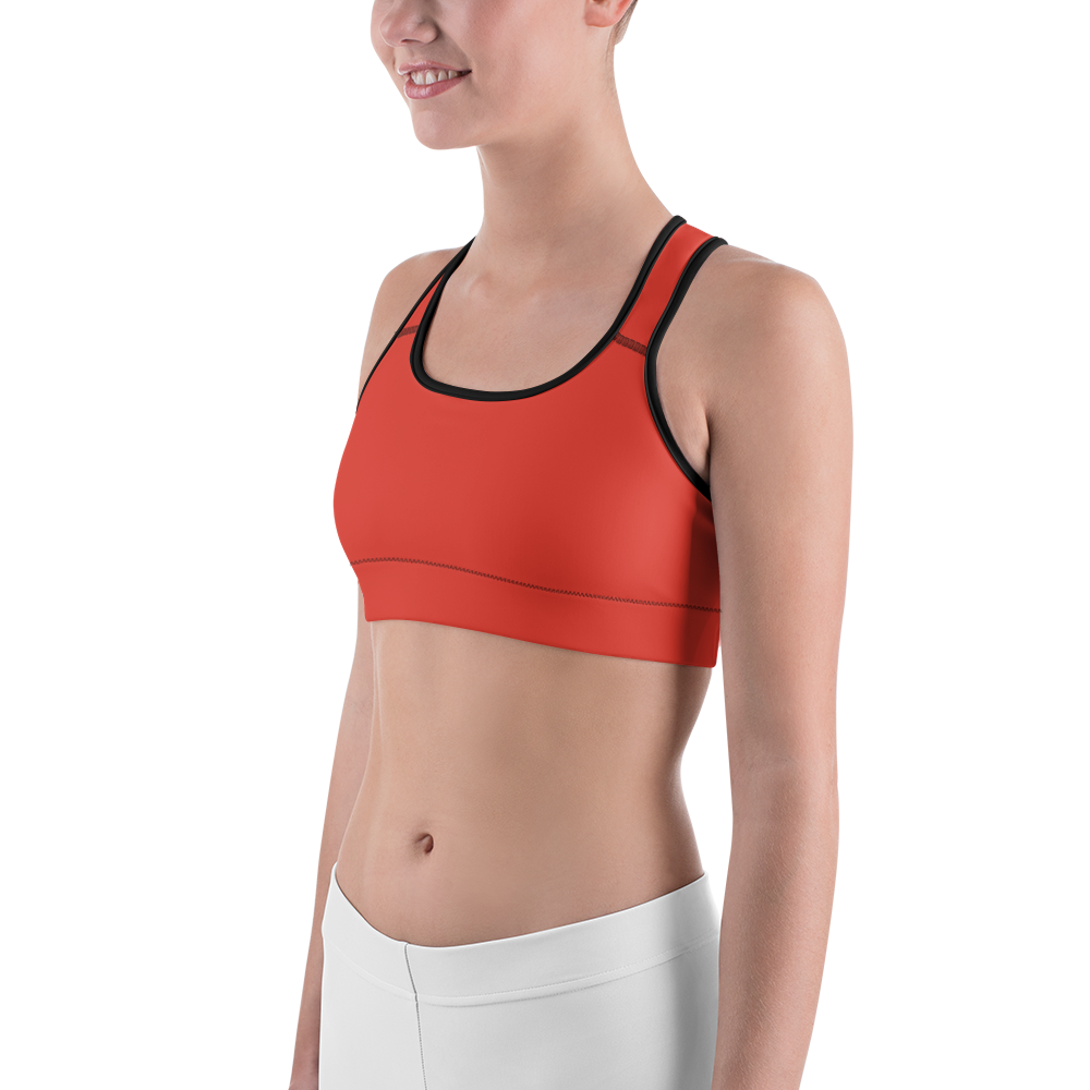 PLAIN POINCIANA #A1 SPORTS BRA