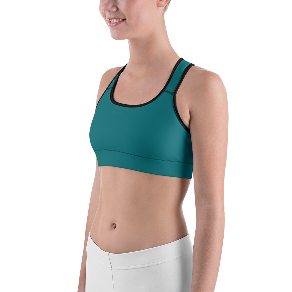 PLAIN HARBOUR BLUE #A1 SPORTS BRA