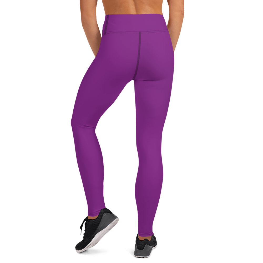 PLAIN DAHLIA #A1 YOGA LEGGING