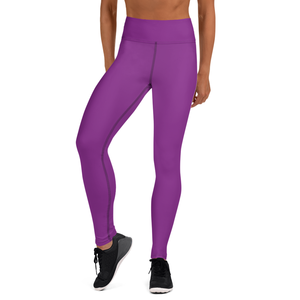 PLAIN DAHLIA #A1 YOGA LEGGING