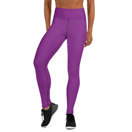PLAIN DAHLIA #A1 YOGA LEGGING