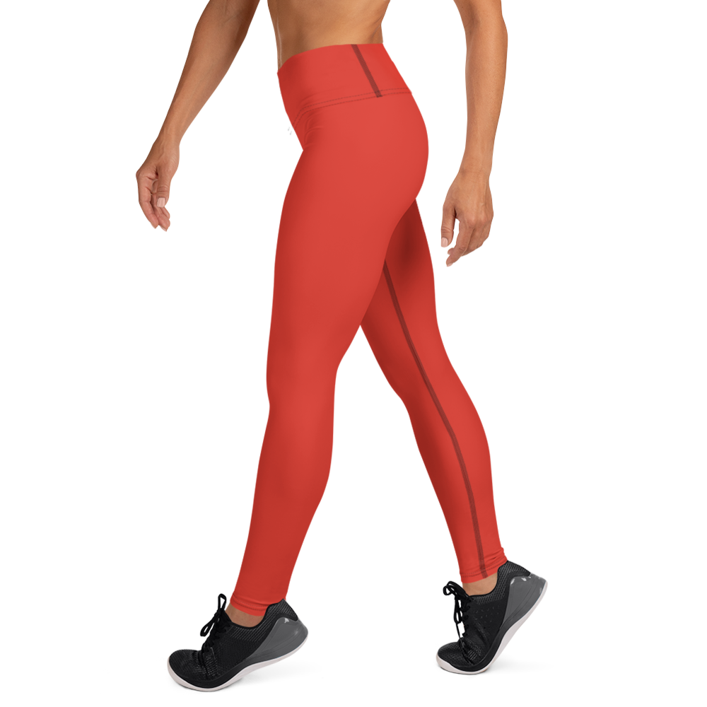 PLAIN POINCIANA #A1 YOGA LEGGING