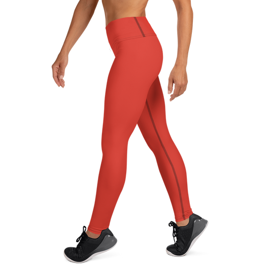 PLAIN POINCIANA #A1 YOGA LEGGING