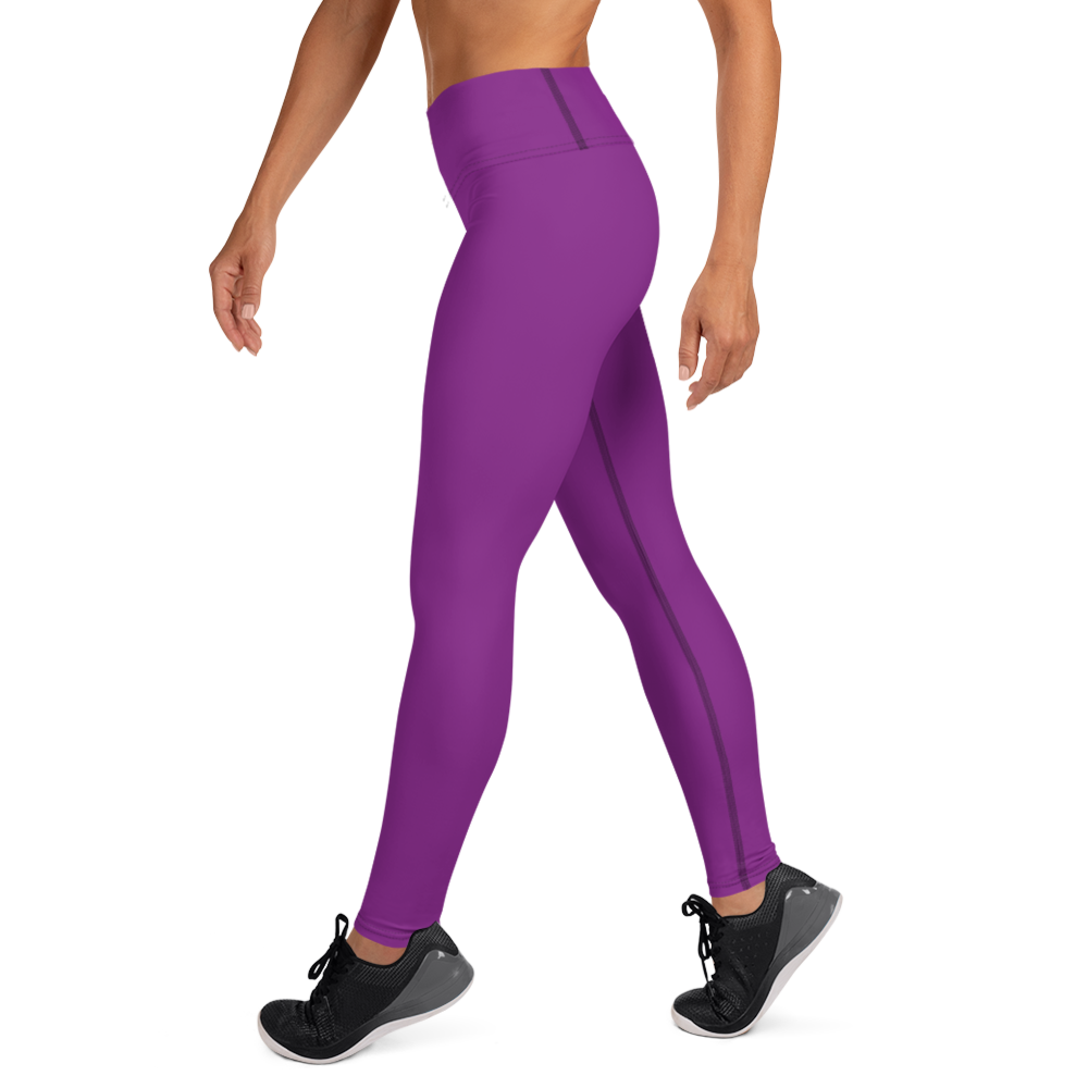 PLAIN DAHLIA #A1 YOGA LEGGING