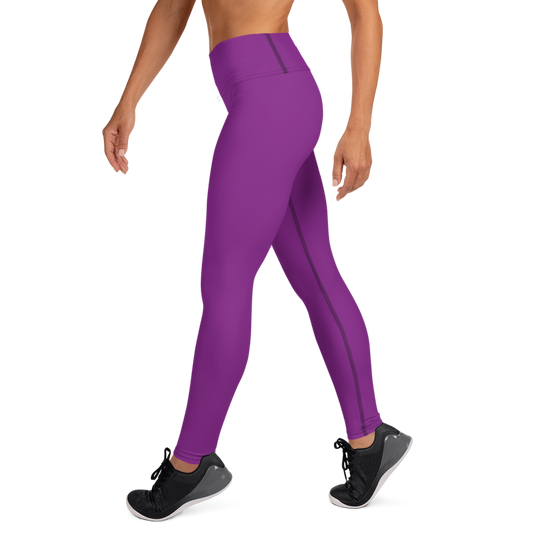 PLAIN DAHLIA #A1 YOGA LEGGING