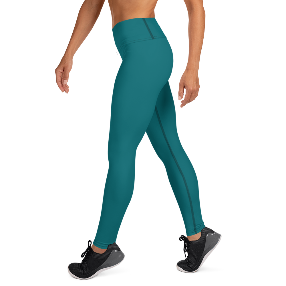 PLAIN HARBOUR BLUE #A1 YOGA LEGGING
