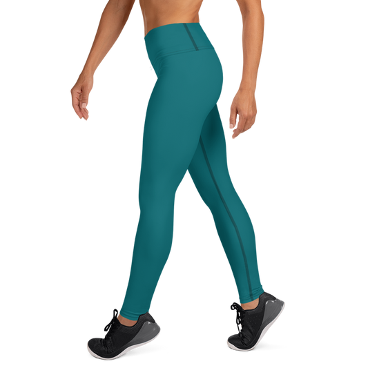PLAIN HARBOUR BLUE #A1 YOGA LEGGING