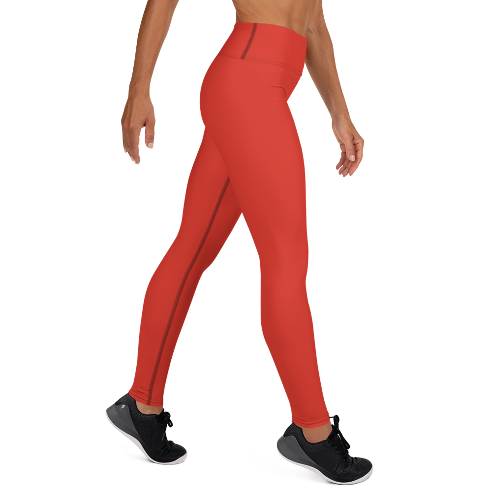 PLAIN POINCIANA #A1 YOGA LEGGING