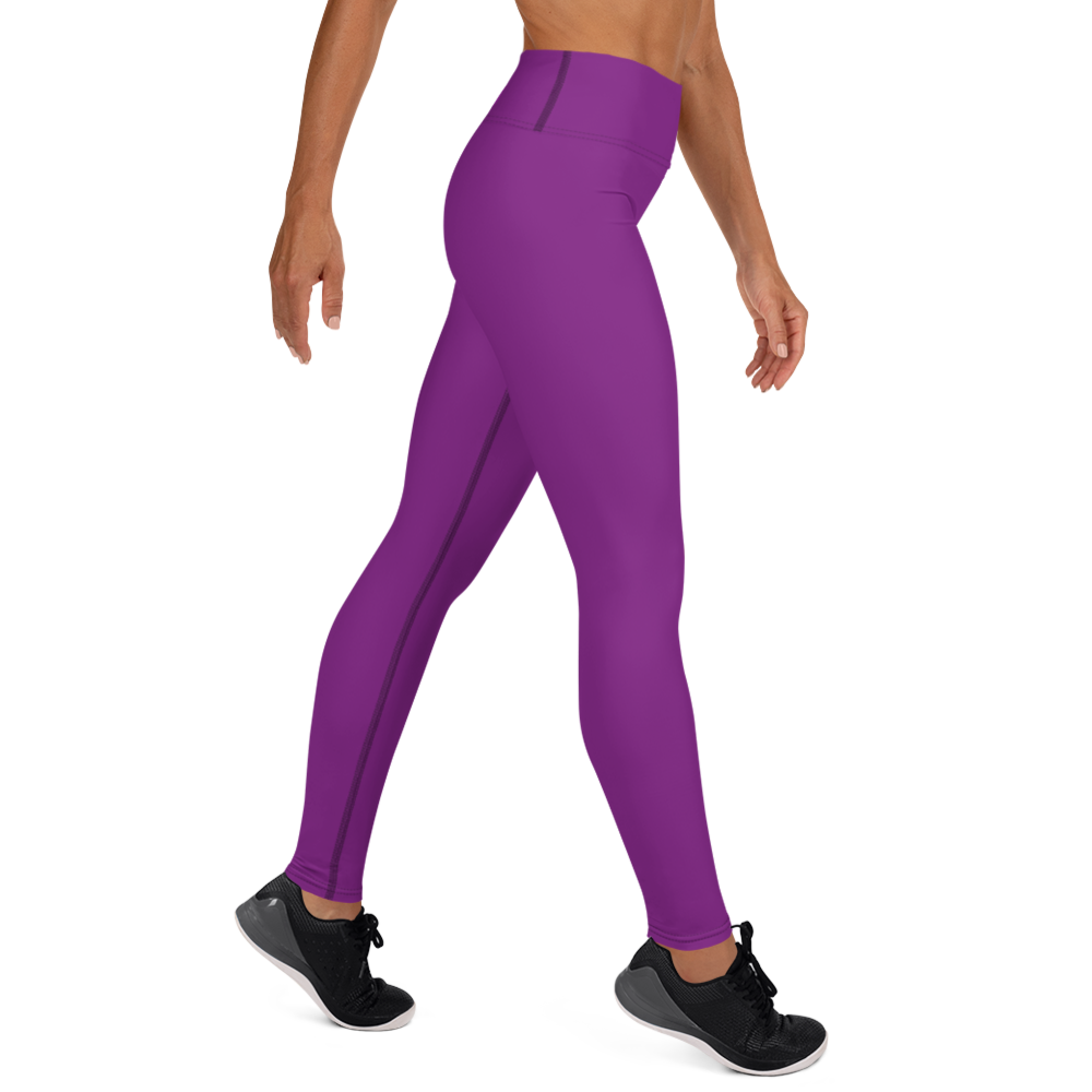 PLAIN DAHLIA #A1 YOGA LEGGING