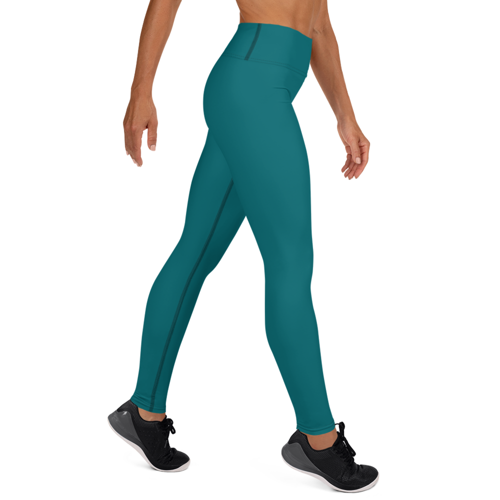 PLAIN HARBOUR BLUE #A1 YOGA LEGGING