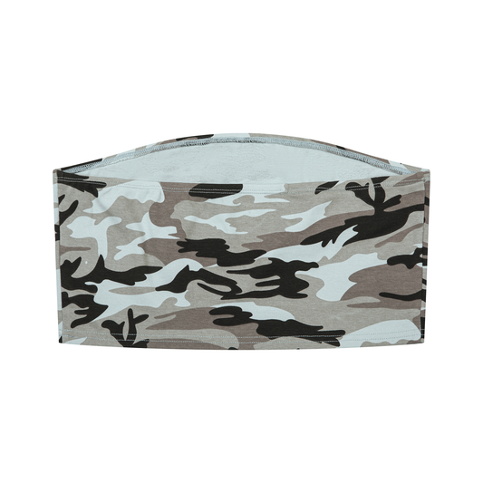 Camo Line — Cropped Tube Top
