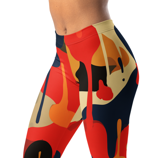Dripp · Primary Shift mid-rise everyday leggings, waistband and pattern detail.