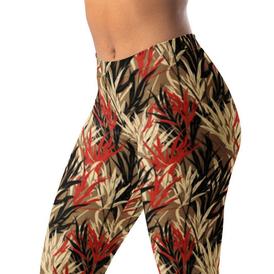 Grassland · Scarfhold Palette mid-rise everyday leggings, waistband and pattern detail.
