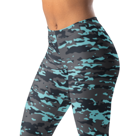 Inka · Winter mid-rise everyday leggings, waistband and pattern detail.