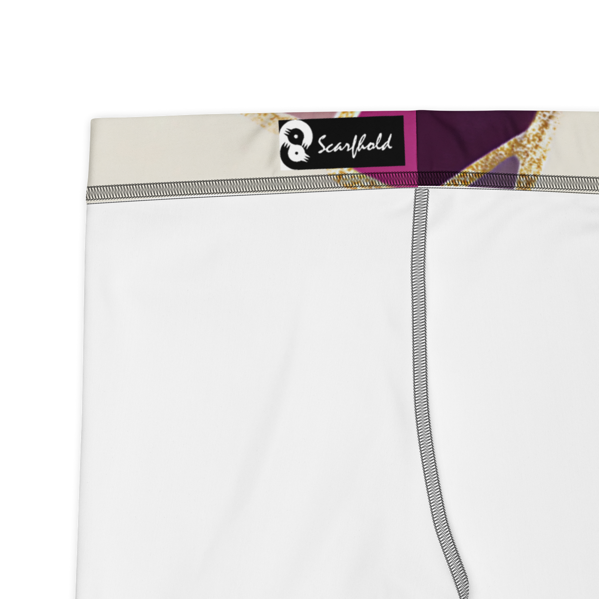 Kintsugi Burnished Orchid mid-rise comfort leggings, fabric and construction details.