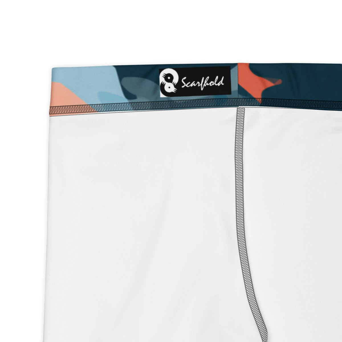 Mica Tidal Signal camouflage mid-rise comfort leggings, fabric and construction details.