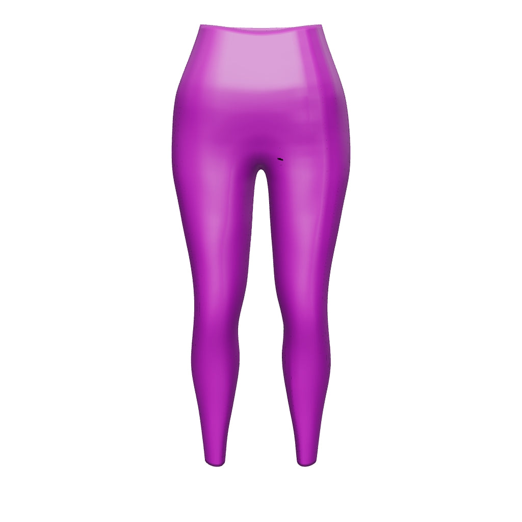 PLAIN DAHLIA #A1 YOGA LEGGING