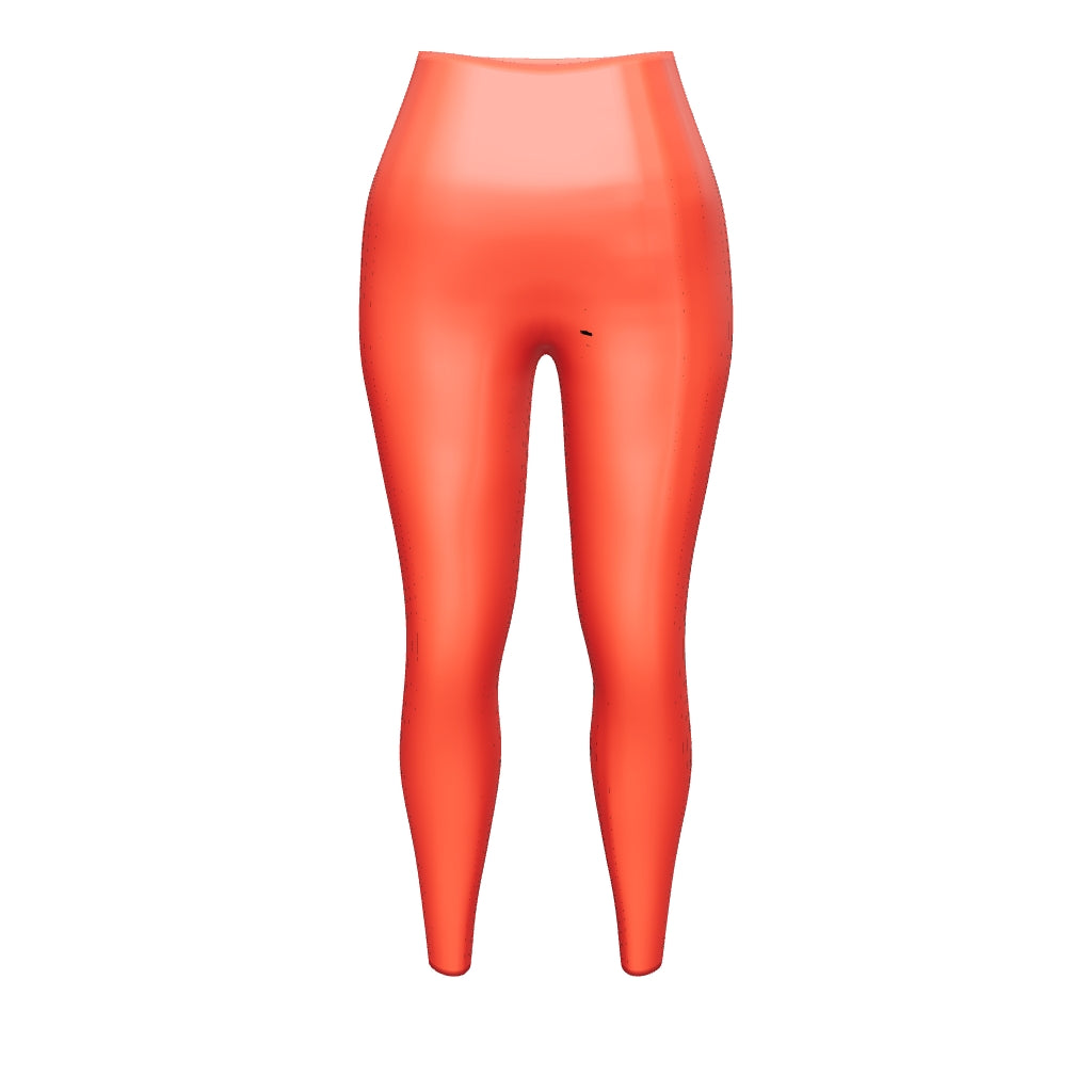 PLAIN POINCIANA #A1 YOGA LEGGING