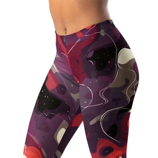 Spatta · Burnished Orchid mid-rise everyday leggings, waistband and pattern detail.