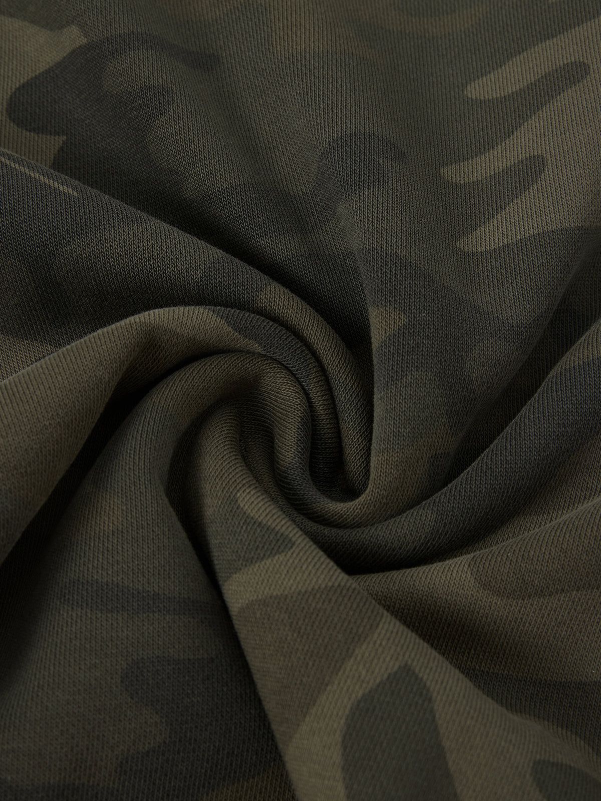 Camo Line — Camo-Piped Wide-Leg Sweatpants — material texture close-up