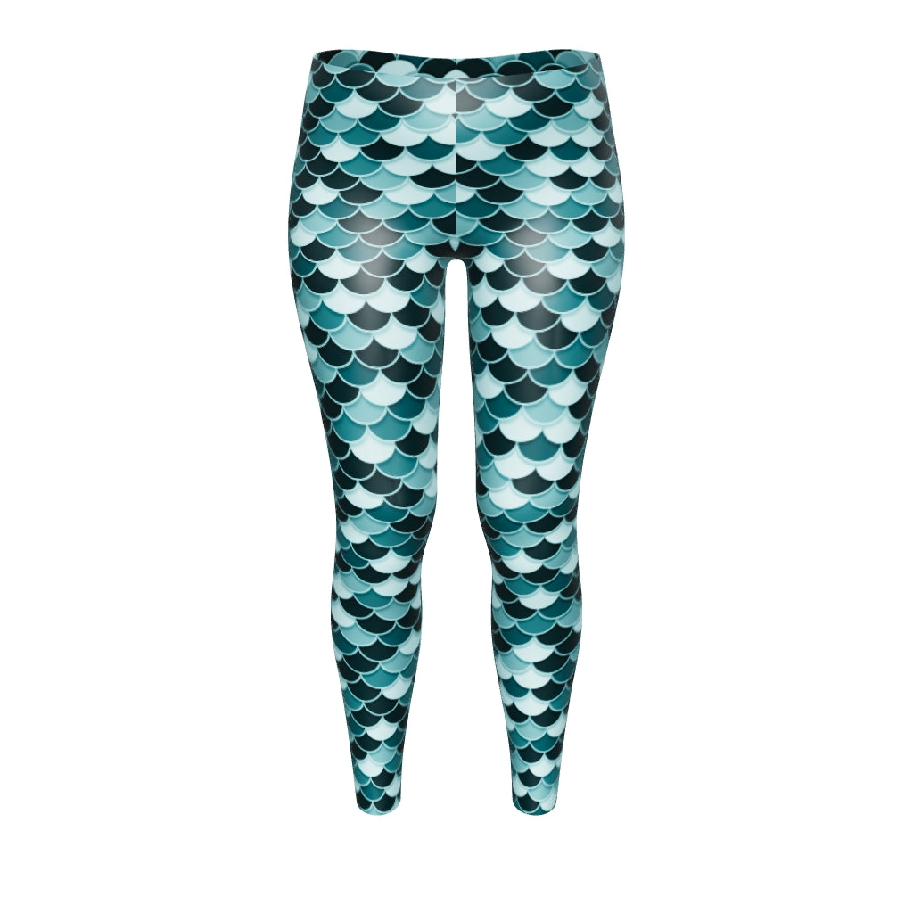 FISHSCALE CHICORY COFFEE #D1 LEGGING