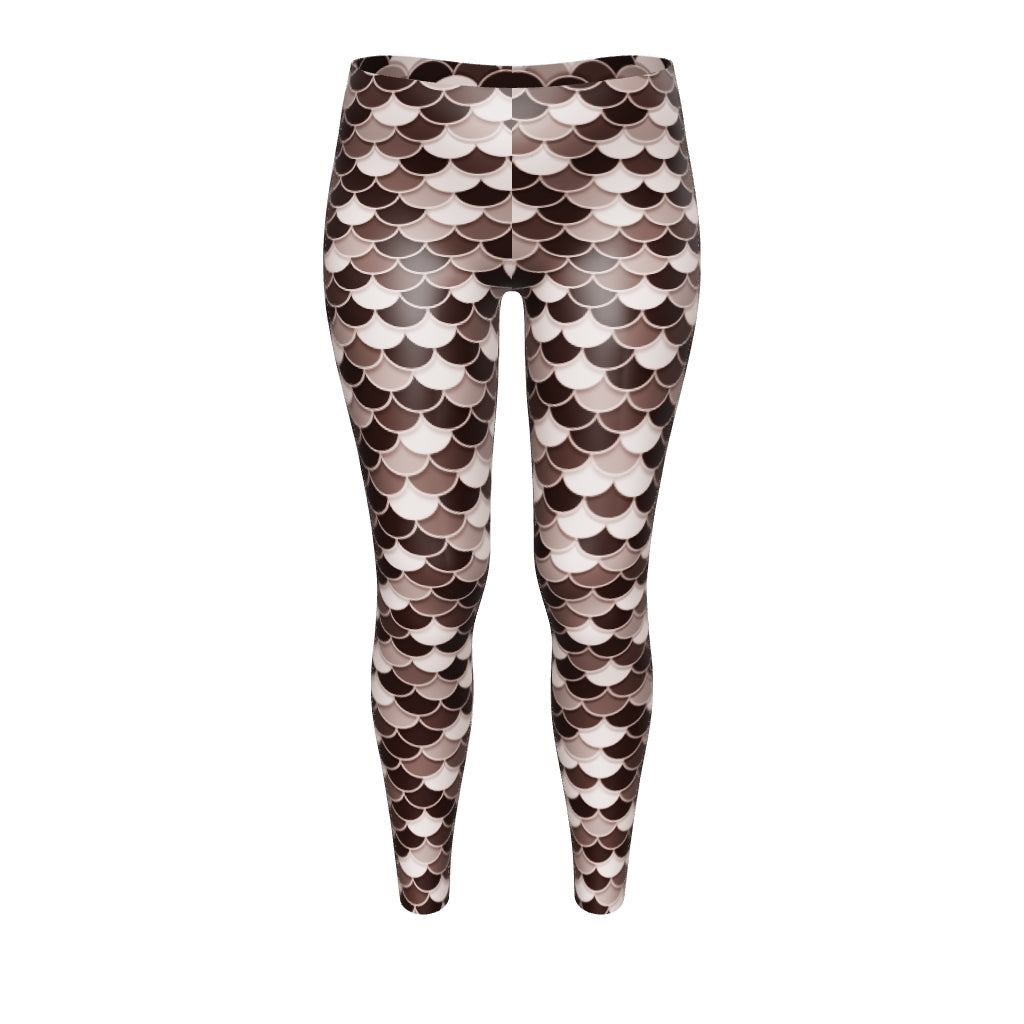 FISHSCALE CHICORY COFFEE #D1 LEGGING