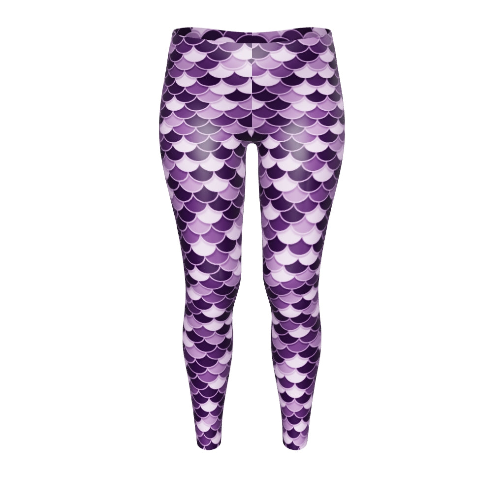 FISHSCALE MEADOW VIOLET #D1 LEGGING
