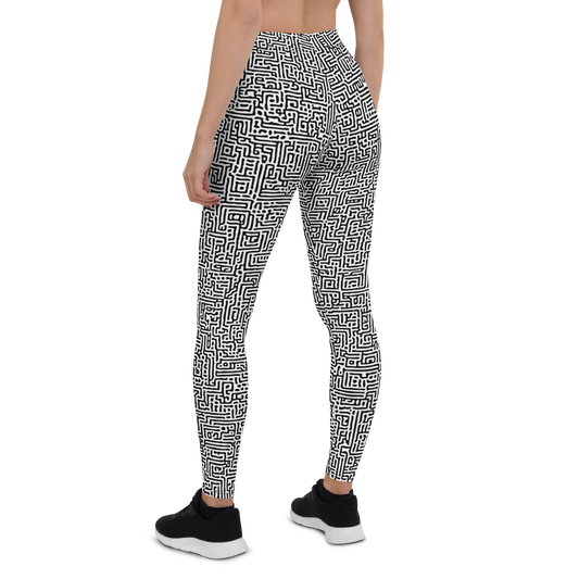LABYRINTH BLACK #A5 COMFORT LEGGING
