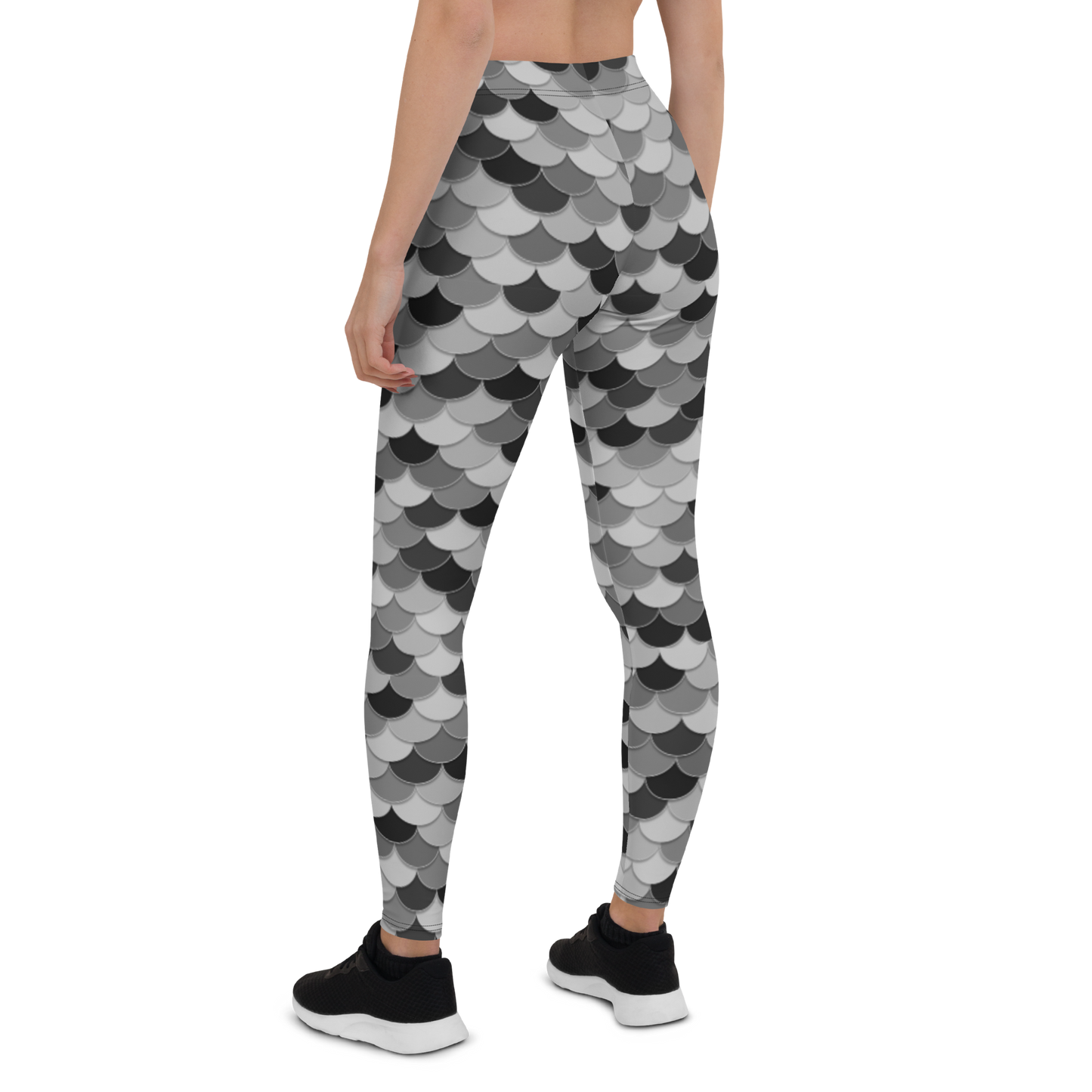 FISHSCALE BLACK #B2 COMFORT LEGGING