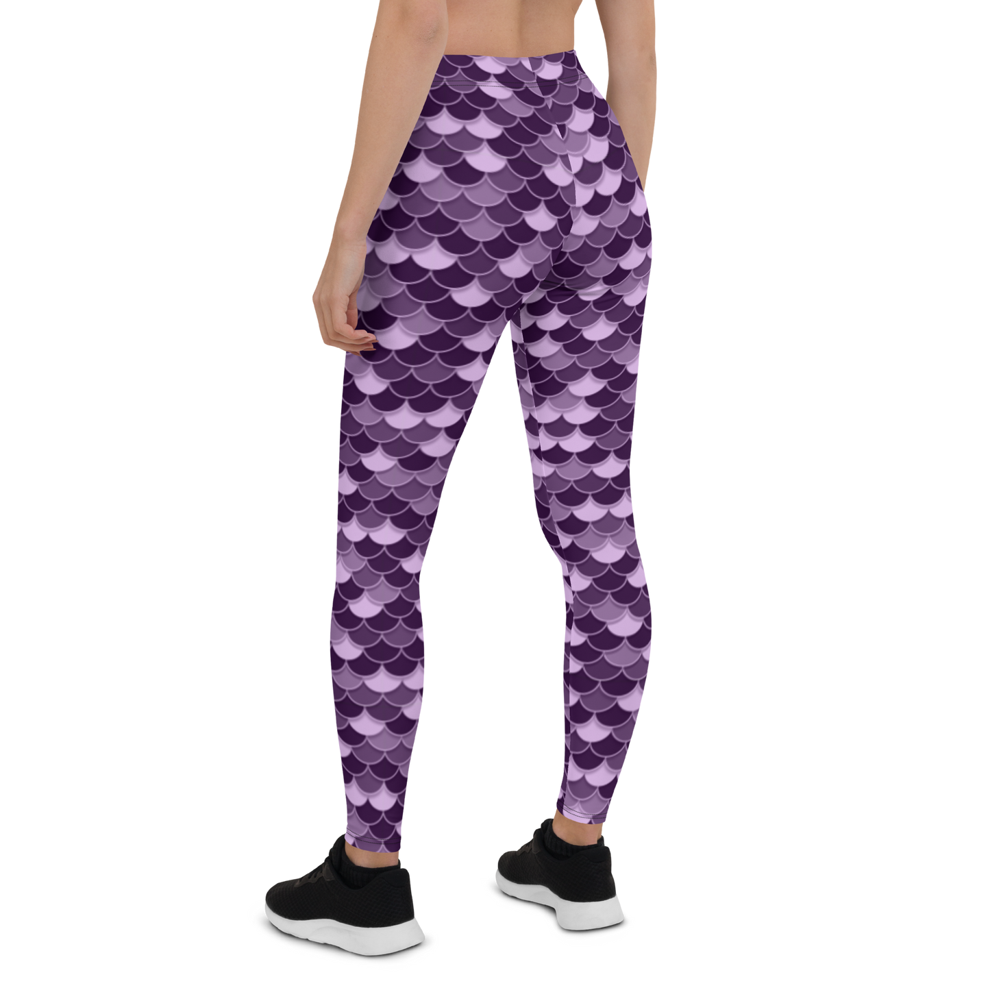 FISHSCALE MEADOW VIOLET #D1 COMFORT LEGGING