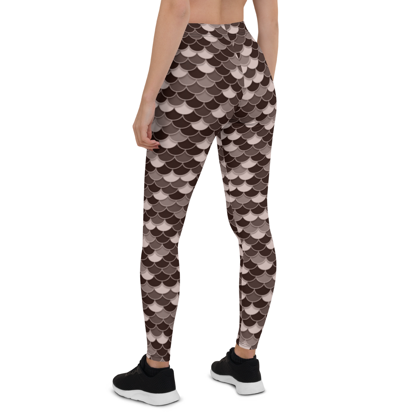 FISHSCALE CHICORY COFFEE #D1 COMFORT LEGGING