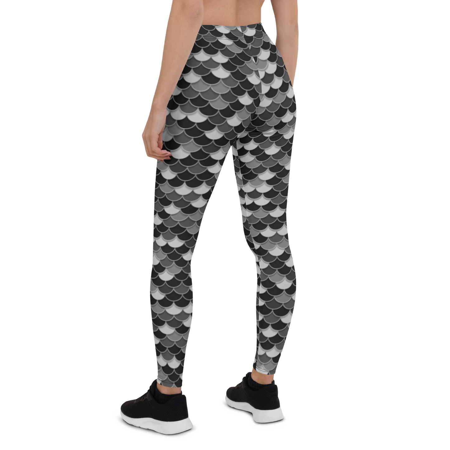 FISHSCALE BLACK #D1 COMFORT LEGGING