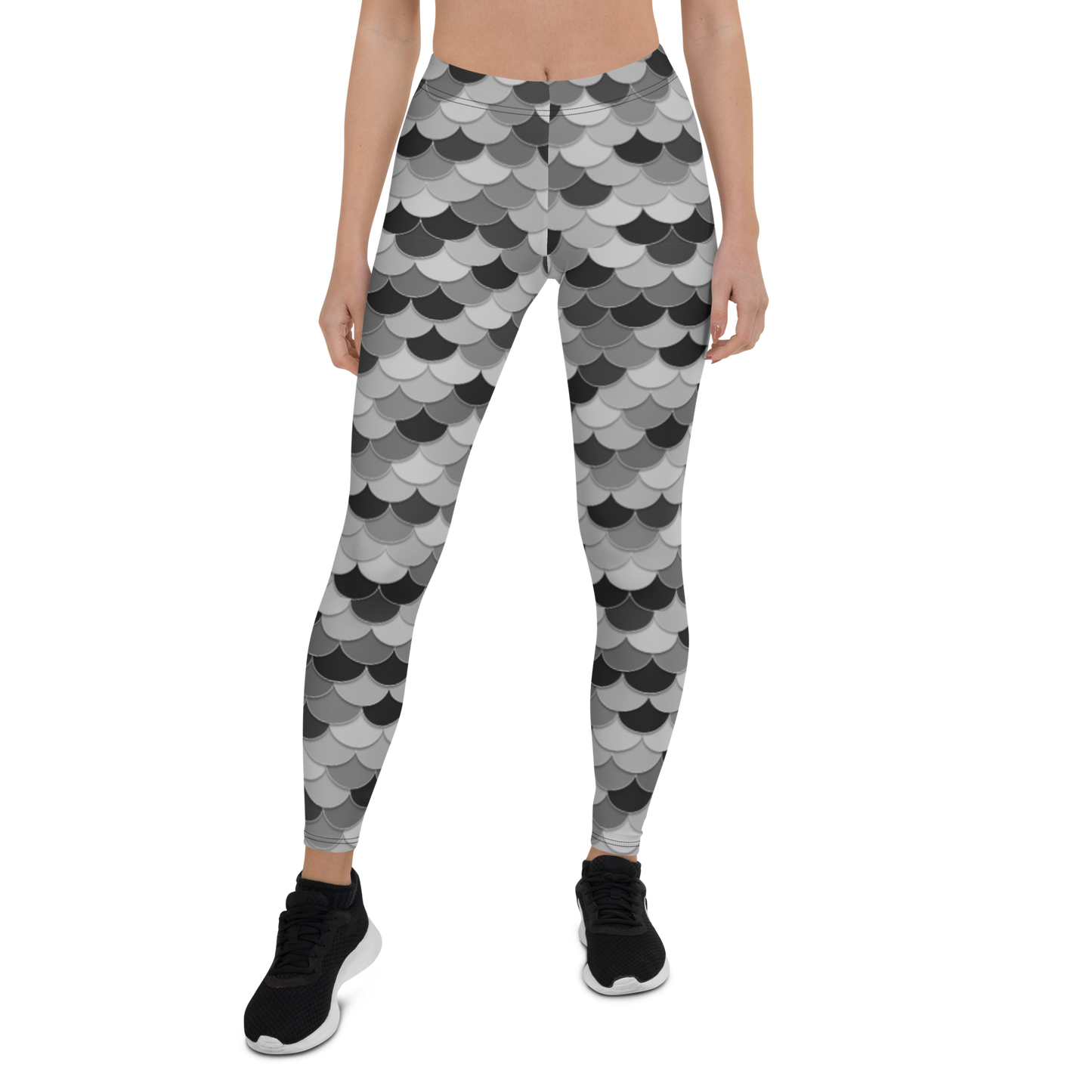 FISHSCALE BLACK #B2 COMFORT LEGGING