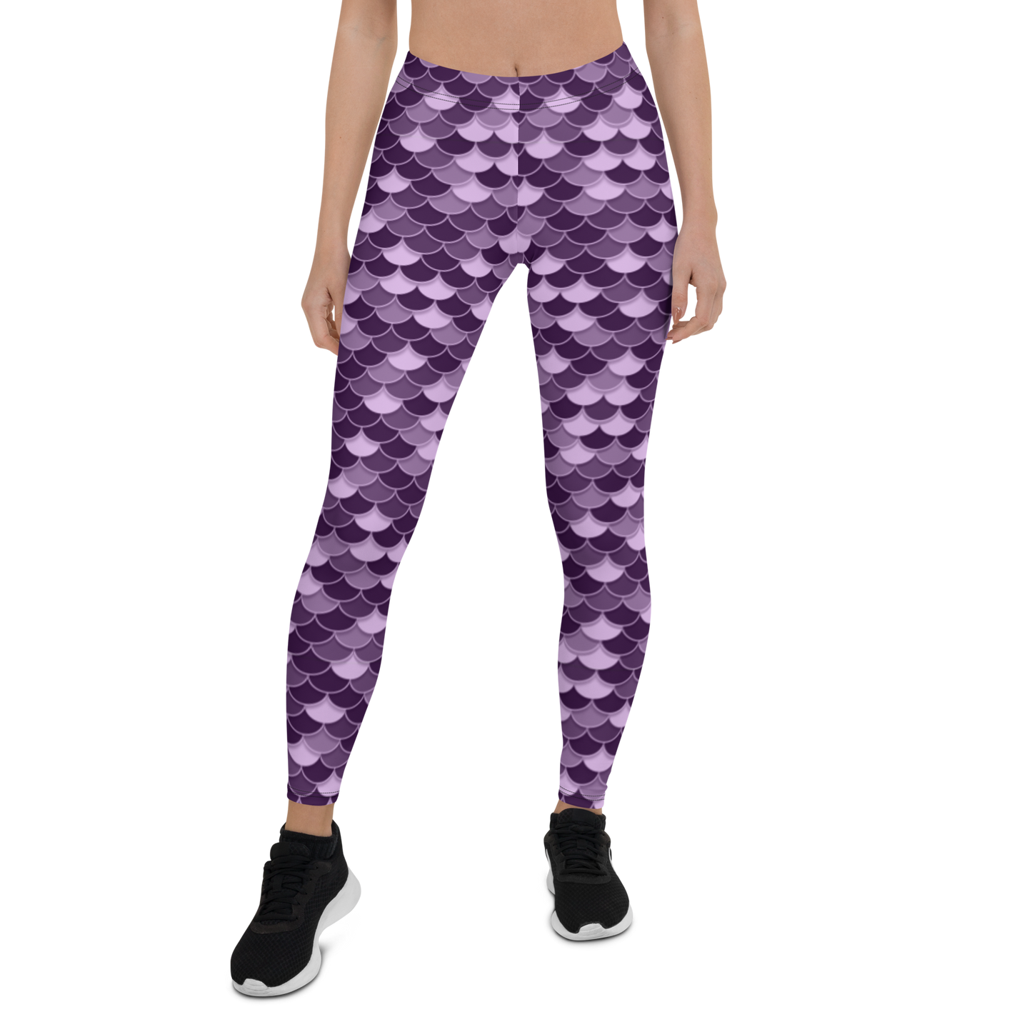 FISHSCALE MEADOW VIOLET #D1 COMFORT LEGGING
