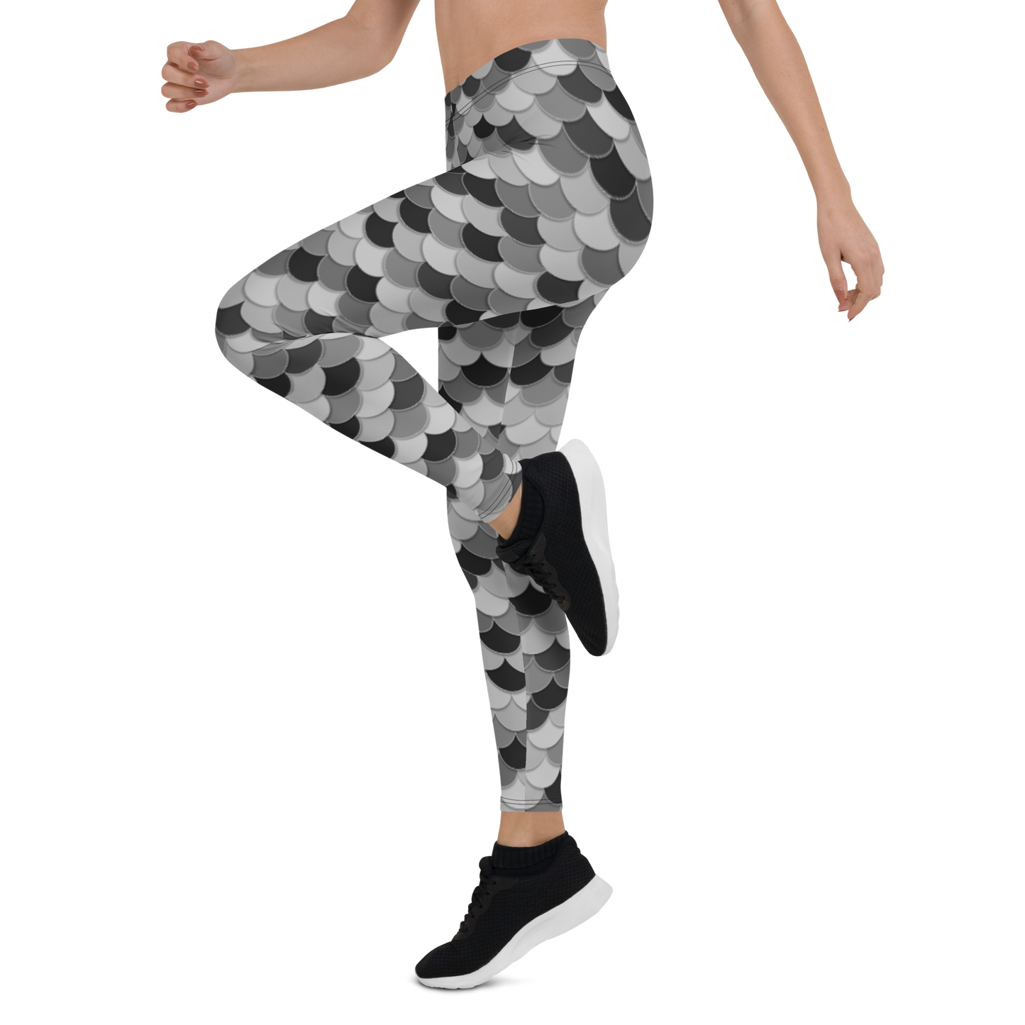 FISHSCALE BLACK #B2 COMFORT LEGGING