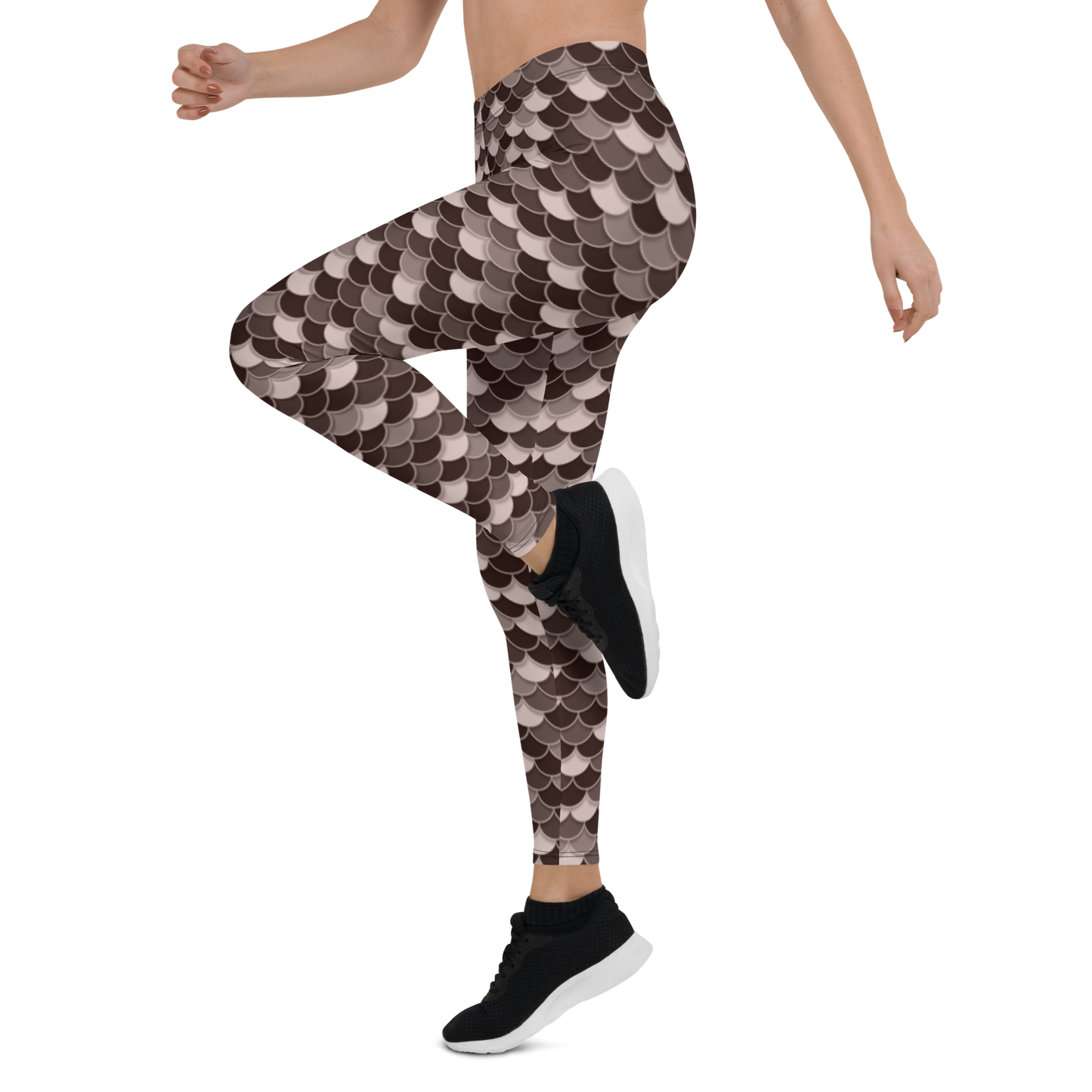 FISHSCALE CHICORY COFFEE #D1 COMFORT LEGGING