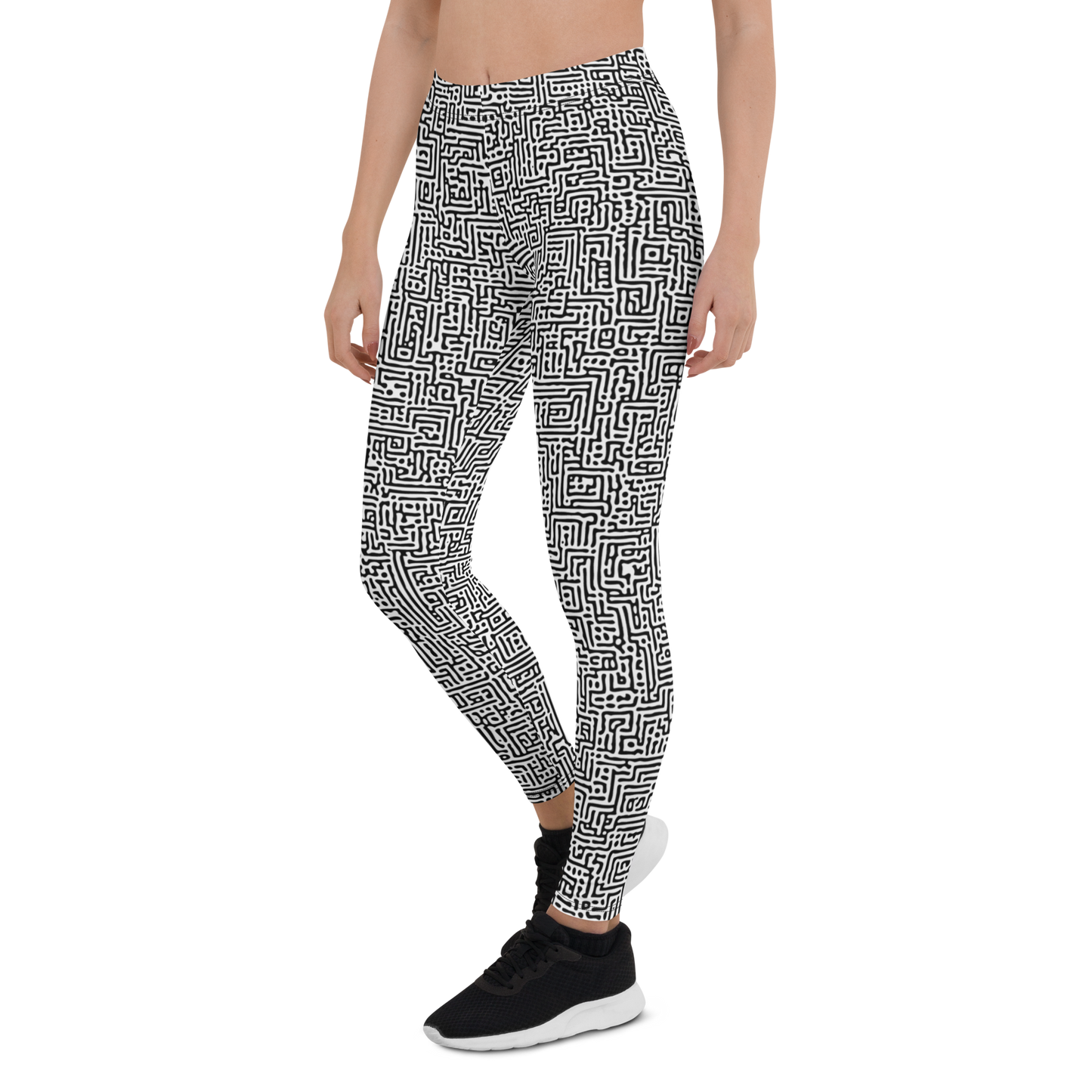 LABYRINTH BLACK #A5 COMFORT LEGGING