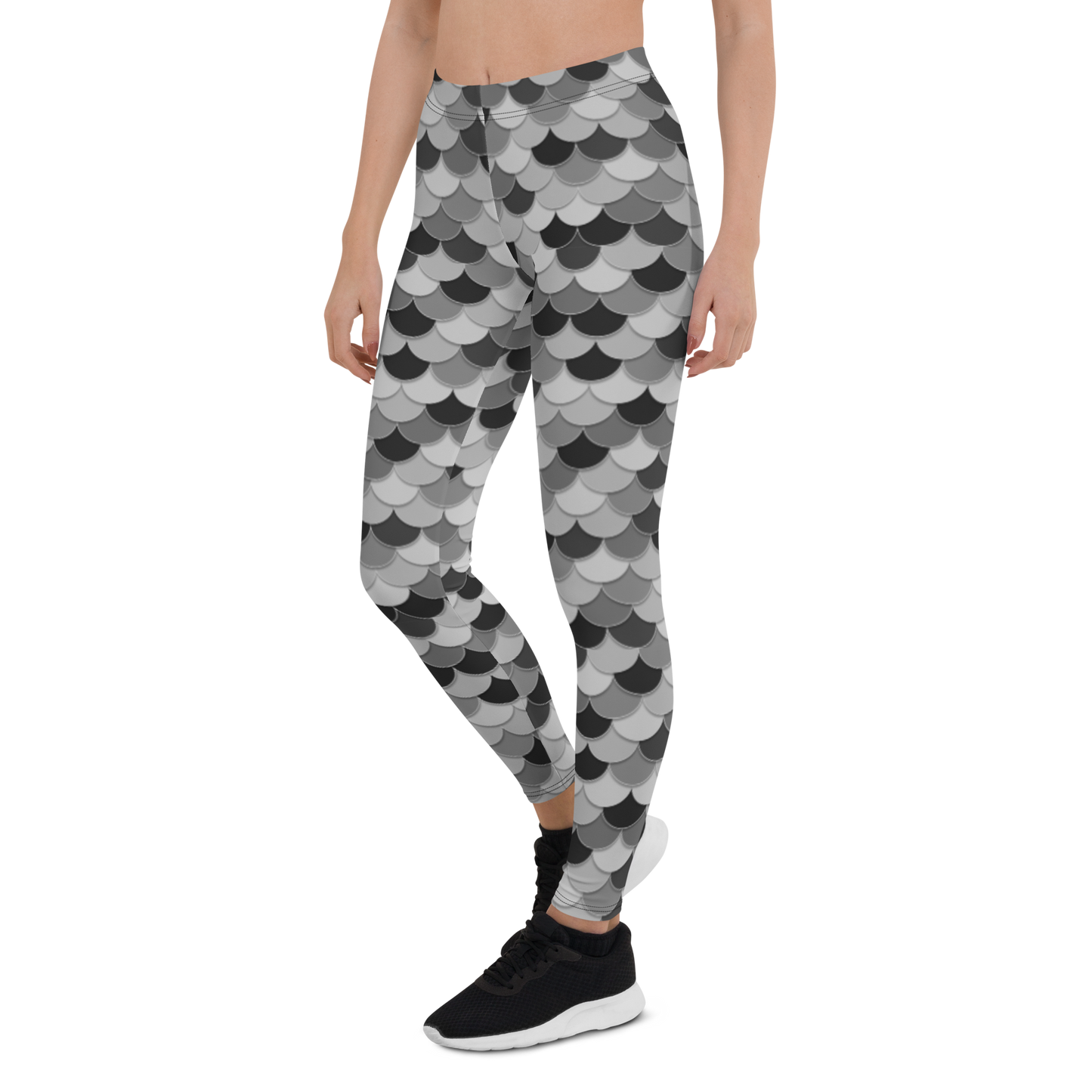 FISHSCALE BLACK #B2 COMFORT LEGGING