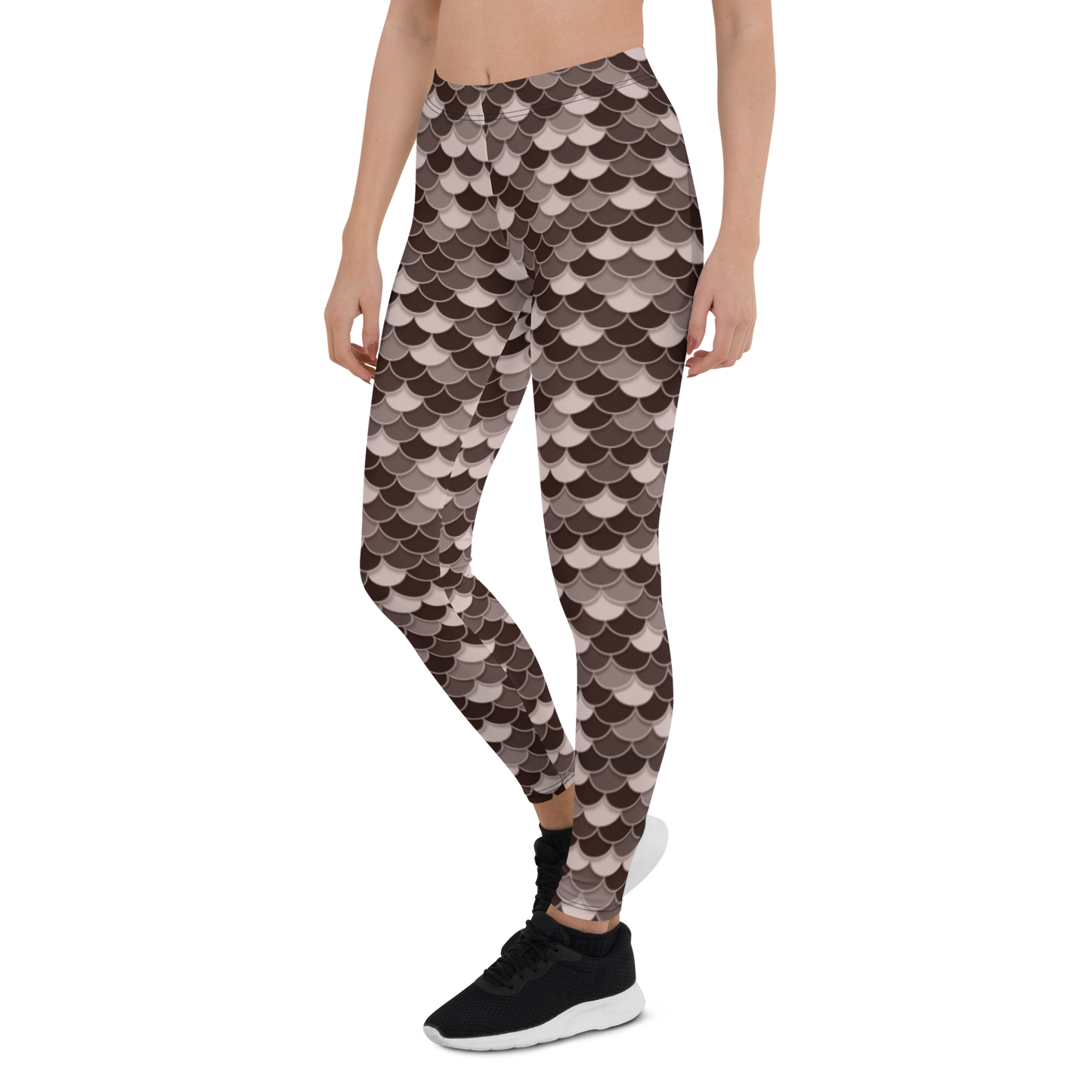 FISHSCALE CHICORY COFFEE #D1 COMFORT LEGGING