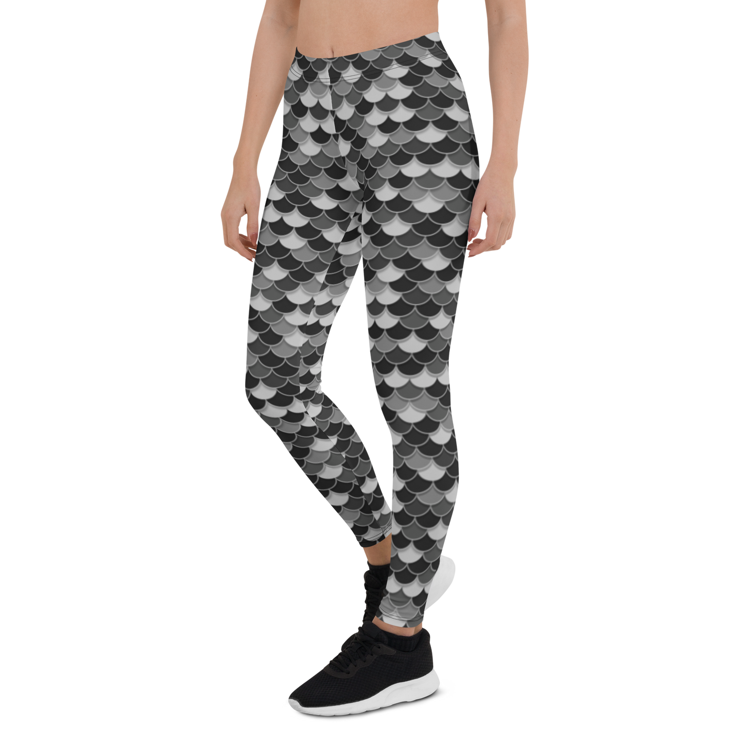 FISHSCALE BLACK #D1 COMFORT LEGGING