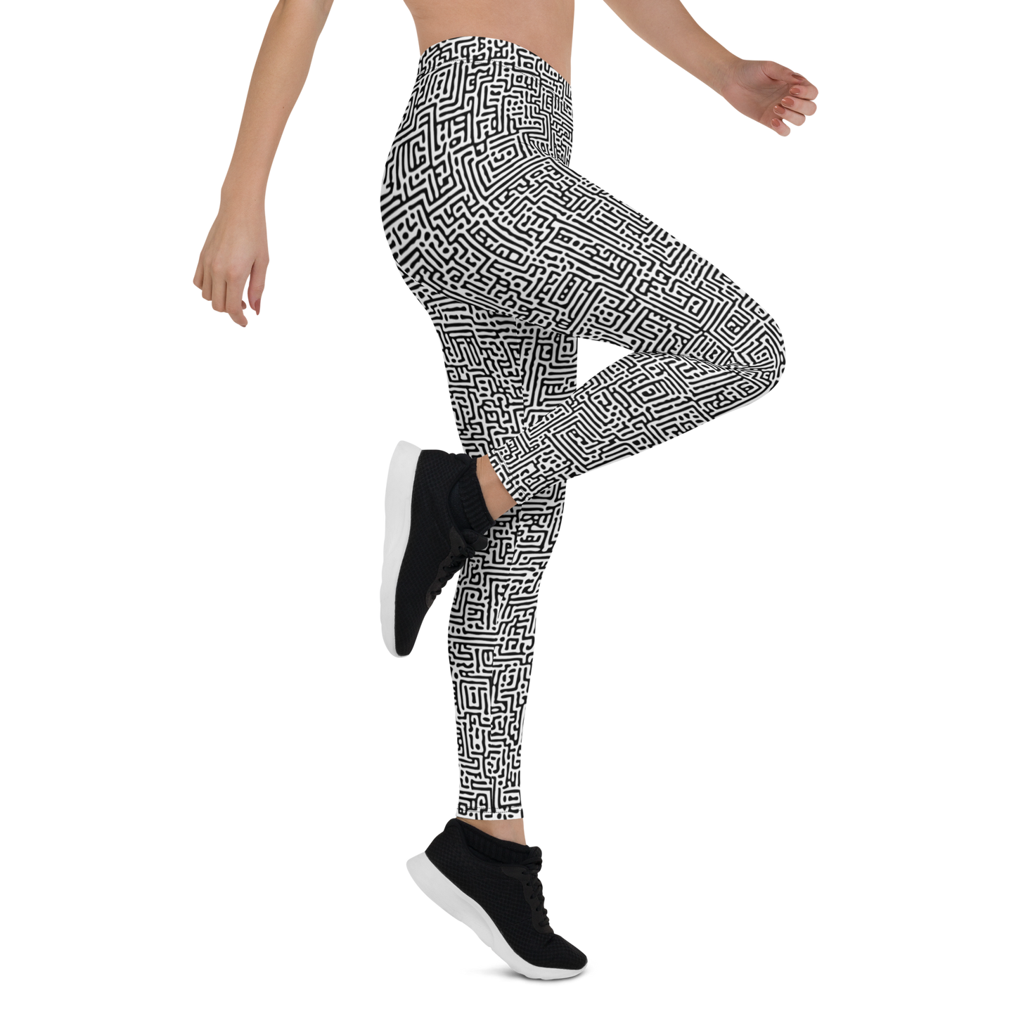 LABYRINTH BLACK #A5 COMFORT LEGGING