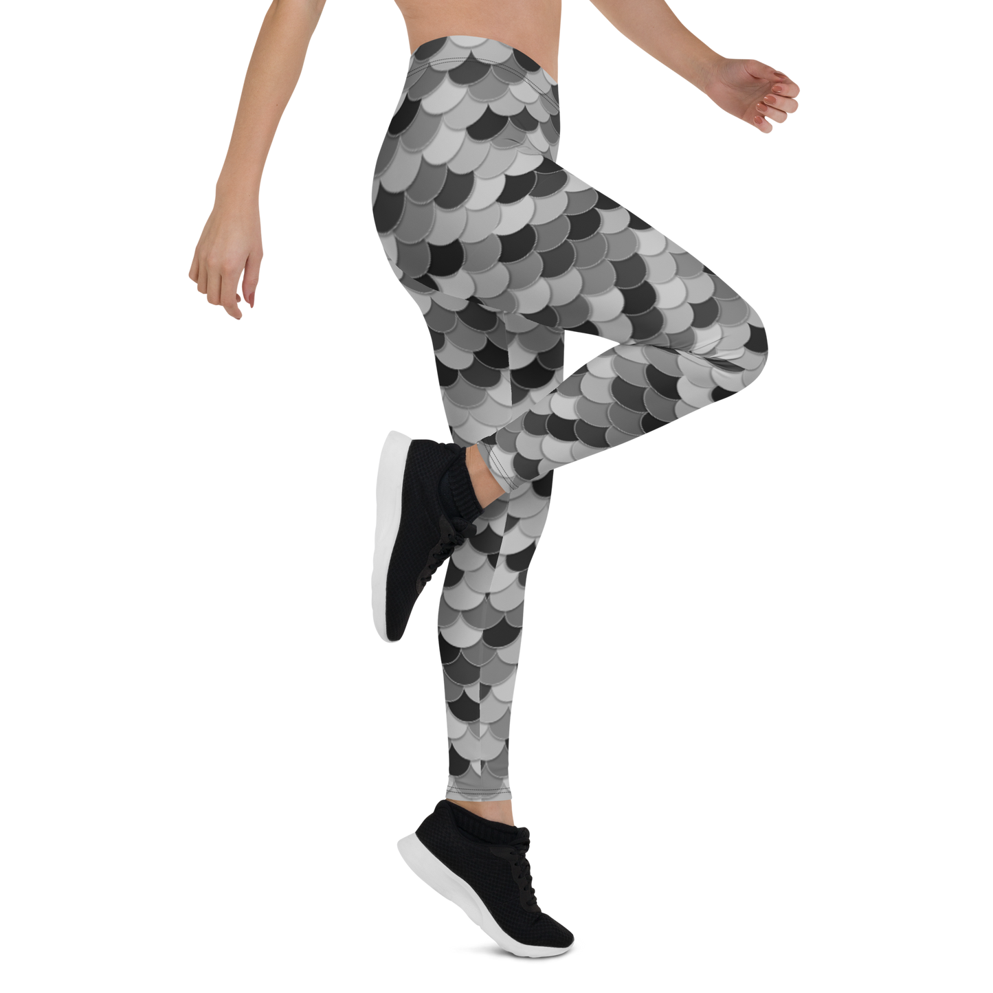 FISHSCALE BLACK #B2 COMFORT LEGGING